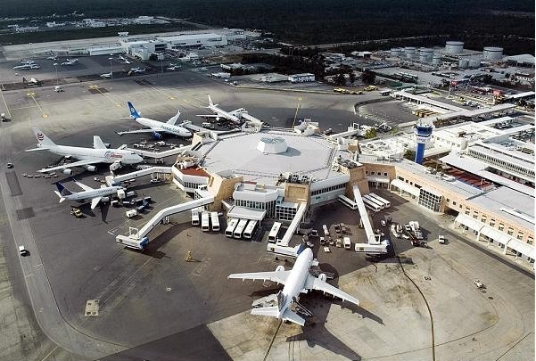 Airport in Cancun