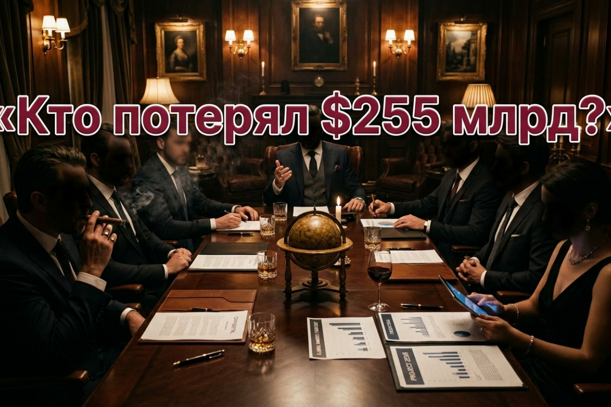 Знаете кто стал беднее на $255 млрд. долларов?